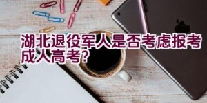 湖北退役军人是否考虑报考成人高考？