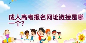 成人高考报名网址链接是哪一个？