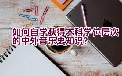 如何自学获得本科学位层次的中外音乐史知识？插图